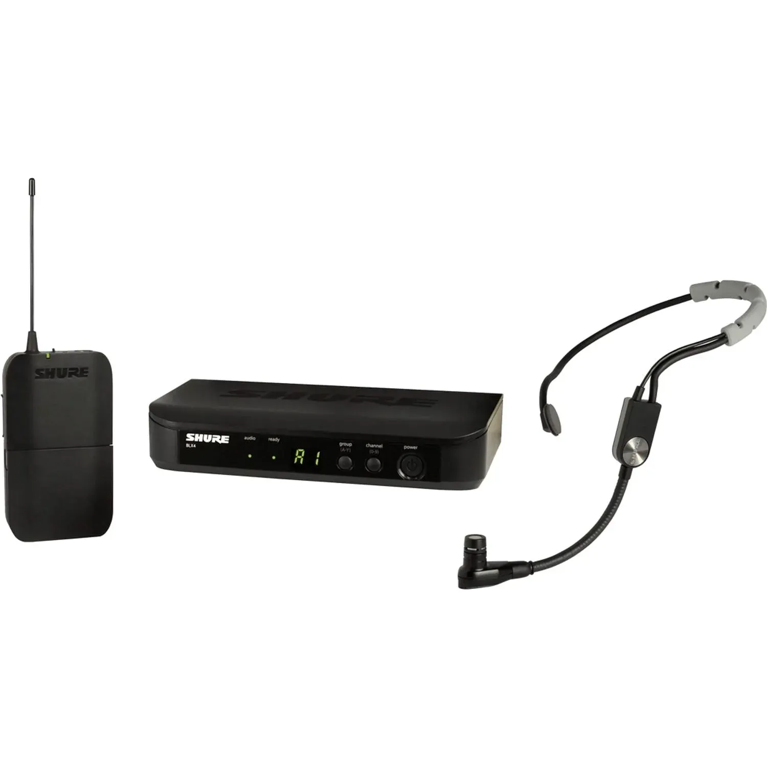 Радиосистема Shure BLX14E/BLX14E/SM35-M17, с головным микрофоном