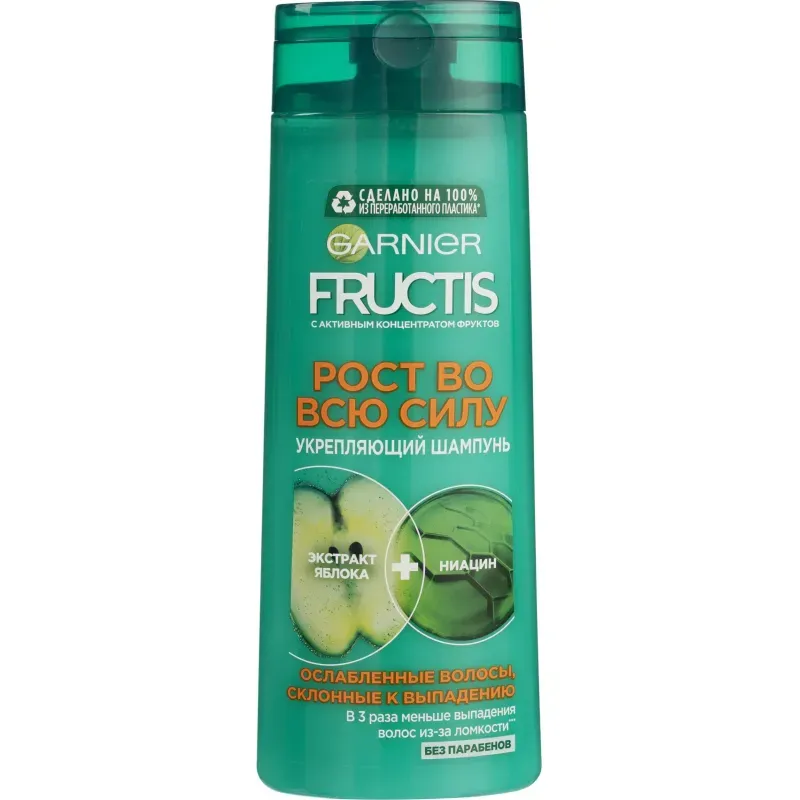 Шампунь Garnier Fructis Рост во всю Силу Укреп прот выпад ломк вит, 400 мл