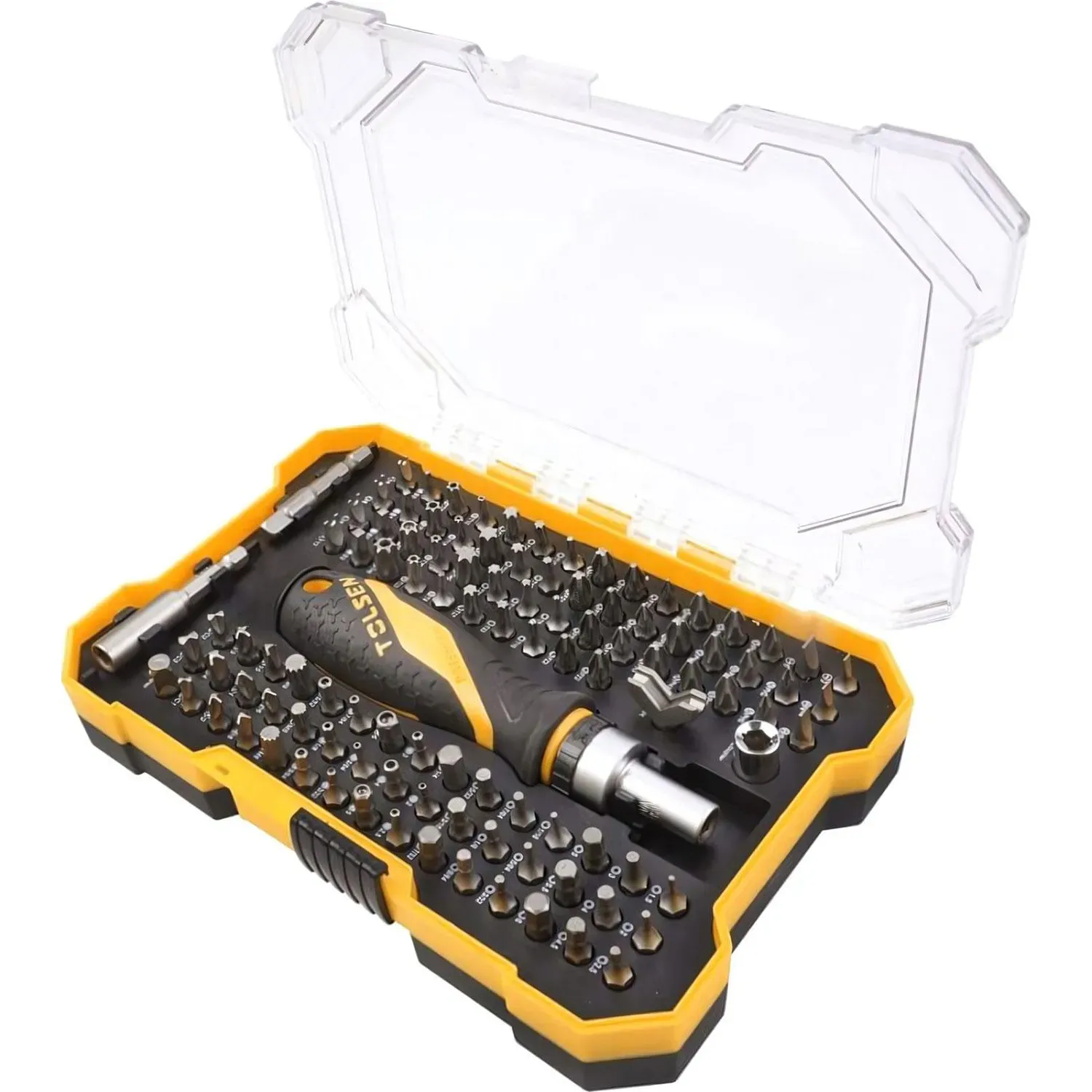 Набор бит 1/4, PH, PZ, Hex, Torx, Slotted, 105 предметов TOLSEN TT20188