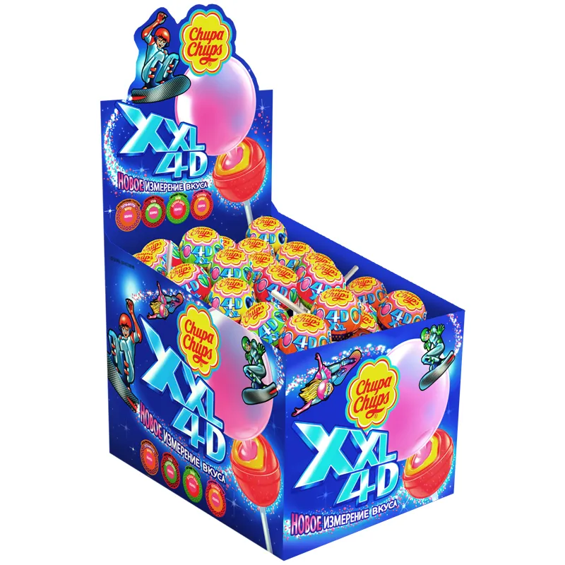 Карамель Chupa Chups "XXL 4D", 29г, дисплей