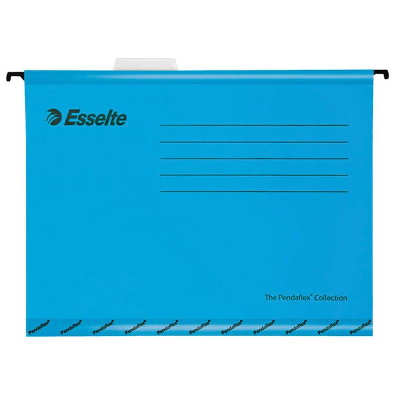Подвесная папка Esselte "Pendaflex Standart", А4, картон, 205г/м2, синяя
