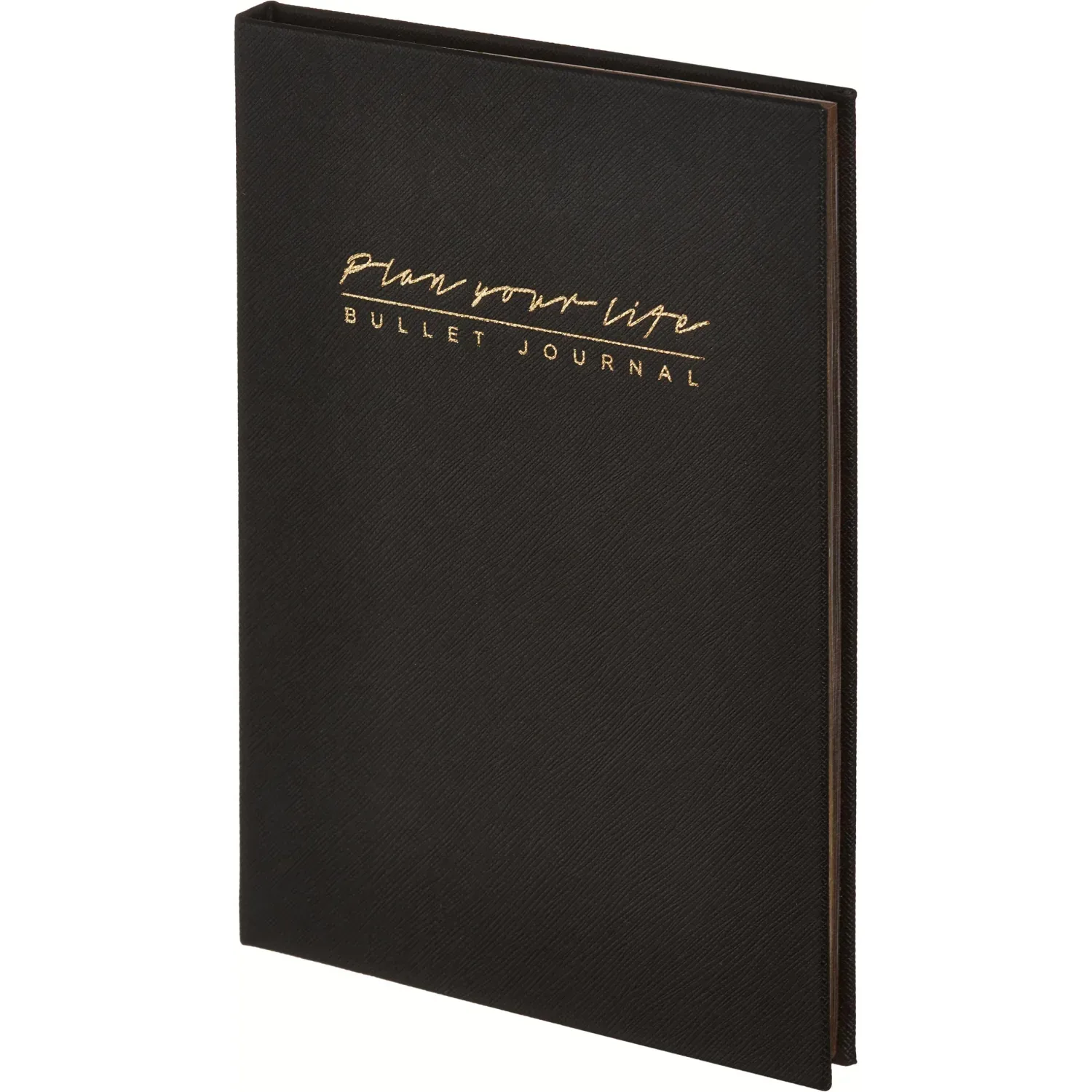 Ежедневник недатированный черный, А5 136 л., Plan your life, ATTACHE