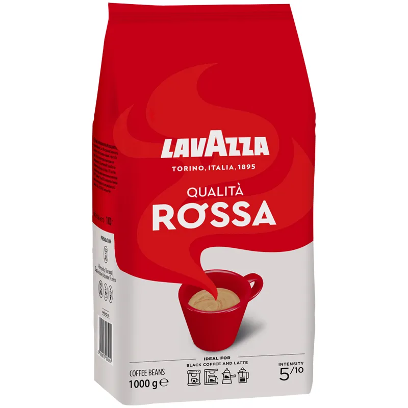 Кофе в зернах Lavazza "Qualita. Rossa", вакуумный пакет, 1кг