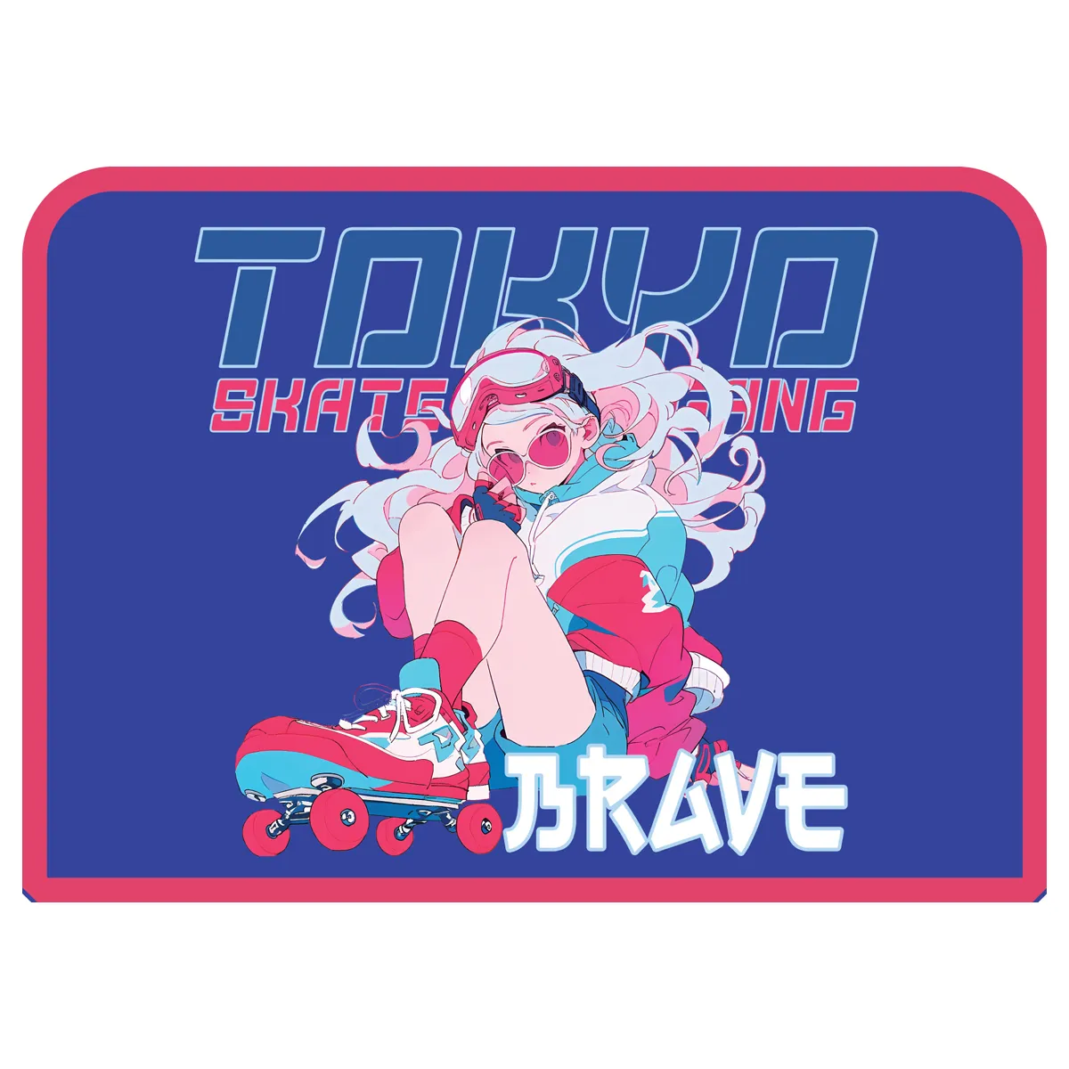Папка для тетрадей 1 отделение, ArtSpace "Tokyo brave", А5, пластик, на молнии