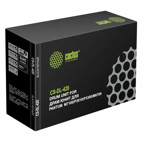 Фотобарабан CACTUS (CS-DL-420) для Pantum M7100/P3010/P3300/M6700/M6800, ресурс 9000 стр