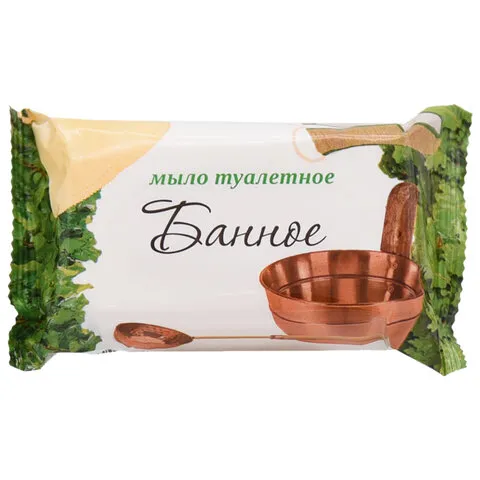 Мыло туалетное 100г ММЗ СТАНДАРТ "Банное", ш/к 71512