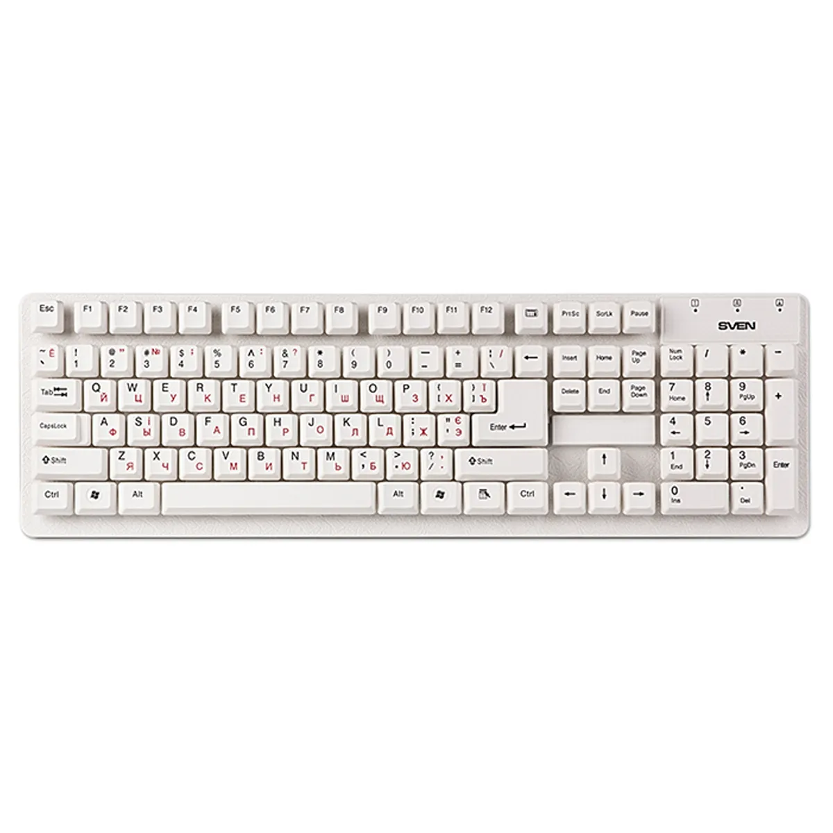 Клавиатура Sven Standard 301, USB, белый