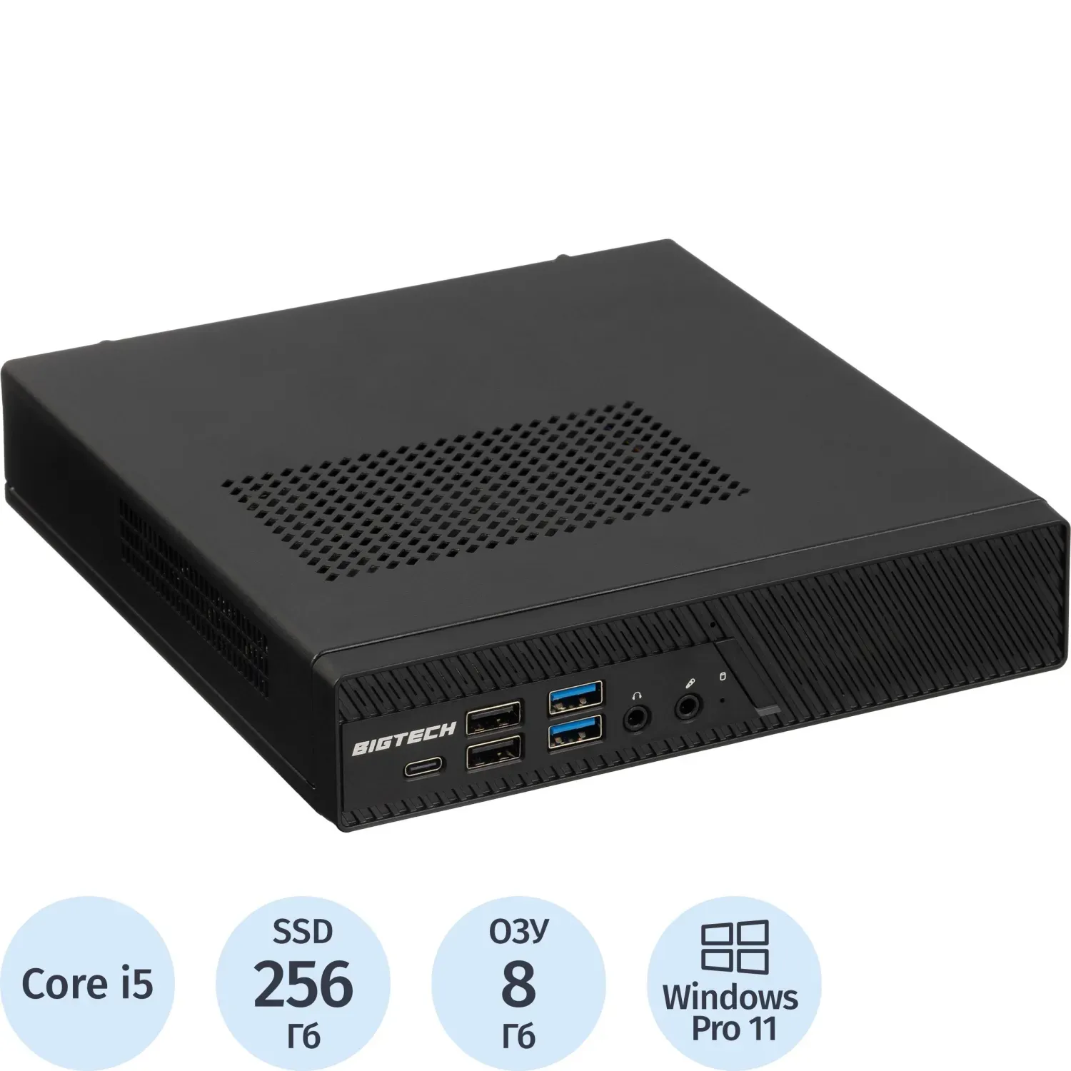 Мини ПК BigTech (MPK008) i5-12400/8GB/SSD256M.2/W11P