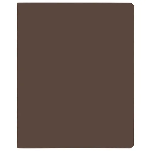 Тетрадь А5 48 л., HATBER, скоба, клетка, Soft-touch ламинация, SoloMatte "Шоколадный мусс", 092730, 48Т5лВ1