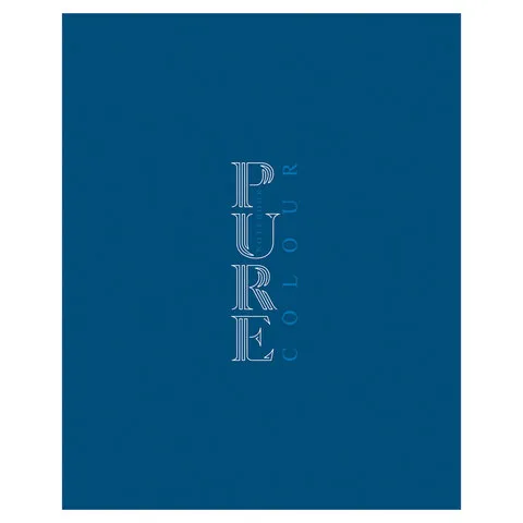 Тетрадь А5 96 л., HATBER-ECO, скоба, офсет №2, ЭКОНОМ, клетка, обложка картон, PURE Colour, Голубика, 092123, 96Т5C1_34813