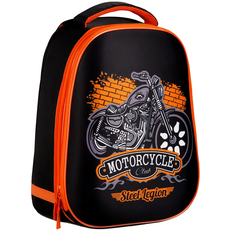 Ранец ArtSpace School Friend "Moto" 39*30*18см, 2 отделения, 1 карман, анатомическая спинка