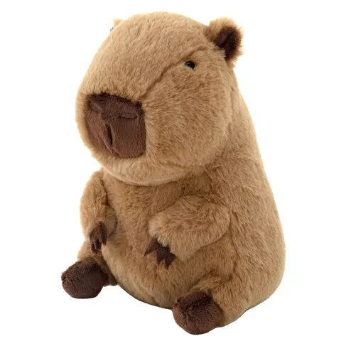 Игрушка мягкая "Капибара", 20 см, цвет коричневый, WOOZOO (ВУЗУ), 666802