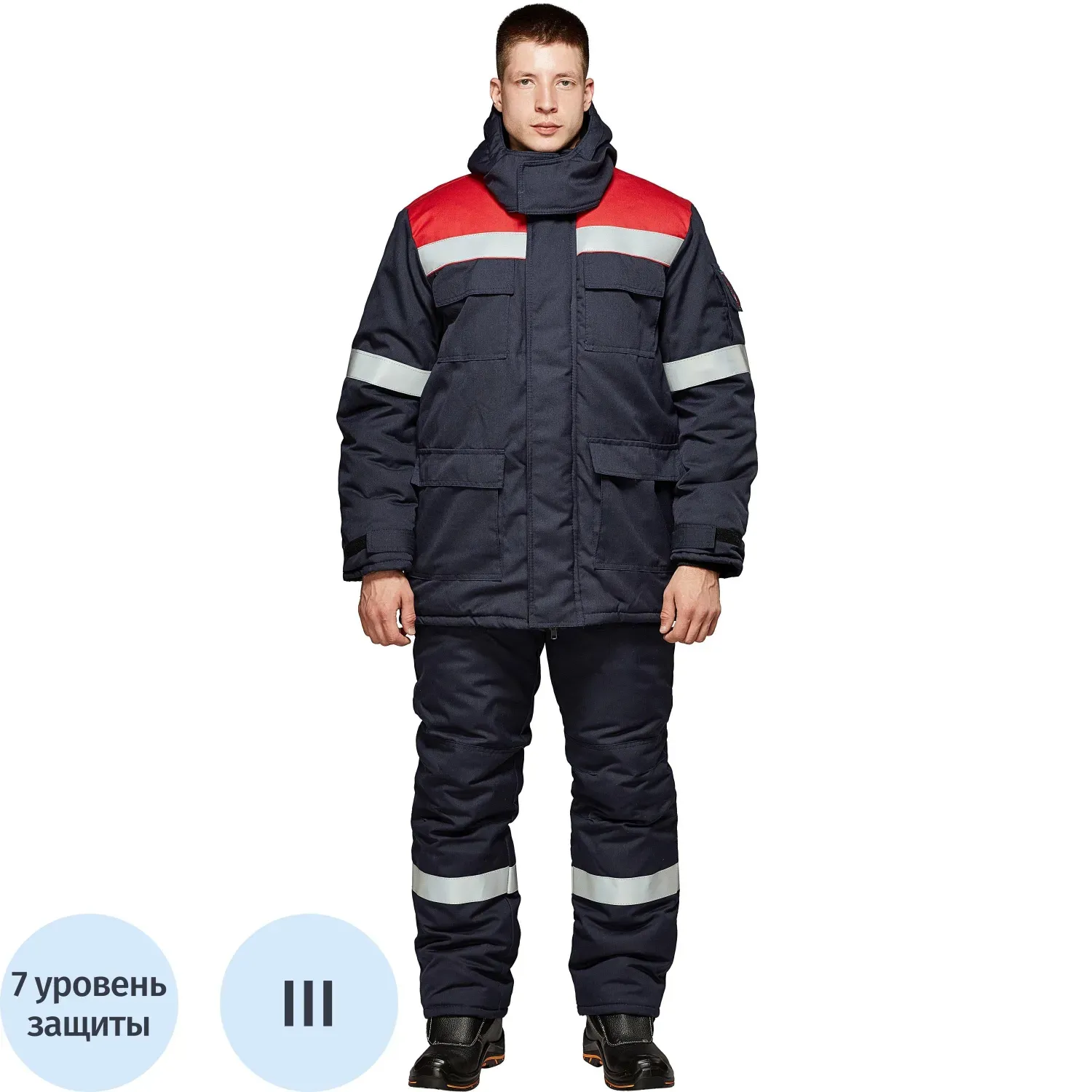 Костюм зимний'Энергия Арамид'тип АЗ-27, АЗ-47 82,1 кал/см2 (52-54) 182-188