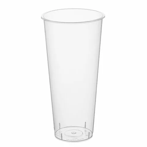 Стакан одноразовый 650мл пластиковый прозрачный Bubble Cup, СВЕРХПЛОТНЫЙ, ВЗЛП, ШК623, 1022ГП