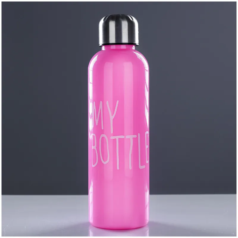 Бутылка для воды "My bottle" 500мл, пластик, розовая