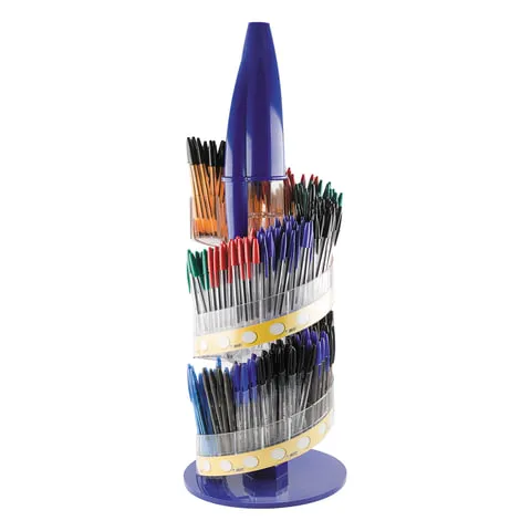 Стойка для выкладки товара настольная BIC, 68х25х25 см, пластиковая, вращающаяся, 894219