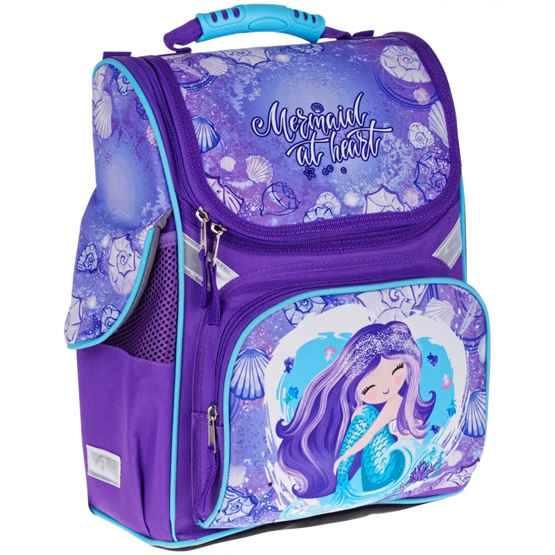 Ранец ArtSpace Junior "Mermaid at heart" 37*28*21см, 1 отделение, 3 кармана, анатомическая спинка