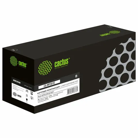 Картридж лазерный CACTUS (CS-MP301E) для Ricoh MP301SP/301SPF, ресурс 8000 стр.