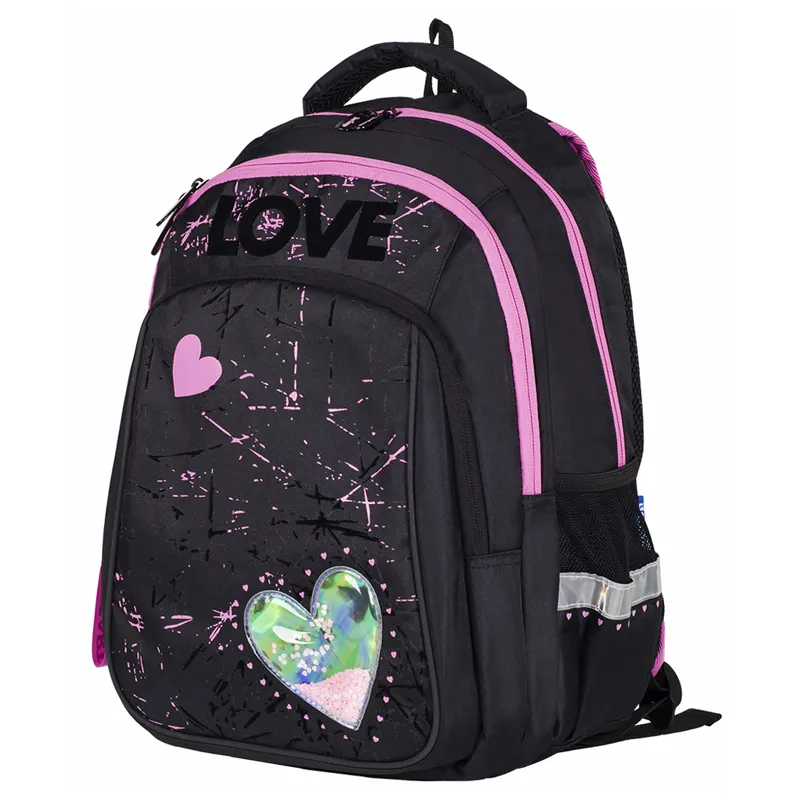 Рюкзак Berlingo Comfort "Love" 38*27*18 см, 2 отделения, 4 кармана, эргономичная спинка