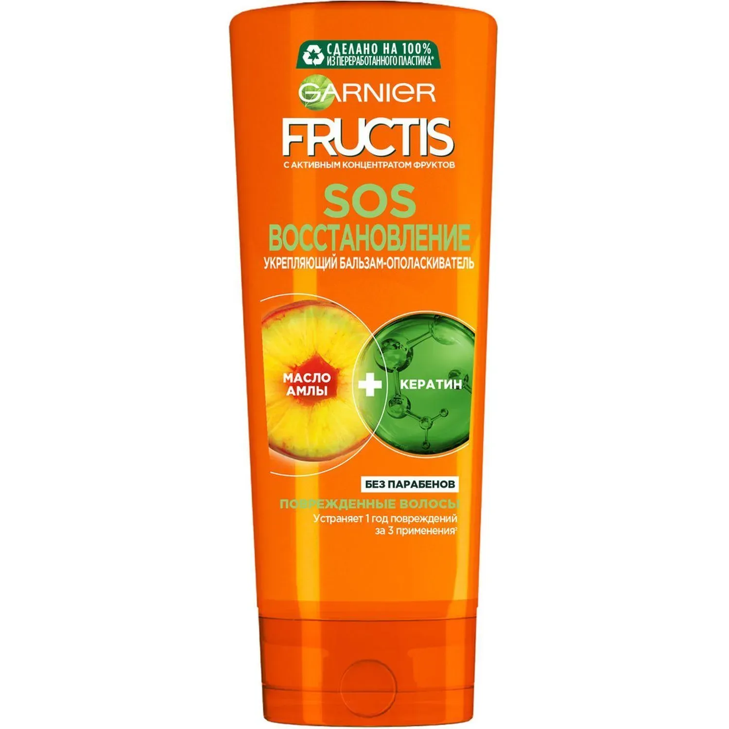 Бальзам - ополаскиватель Garnier Fructis SOS Восстановление 387мл в асс-те