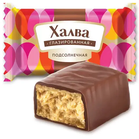 Конфеты глазированные АЗОВСКАЯ Халва подсолнечная 1000 г