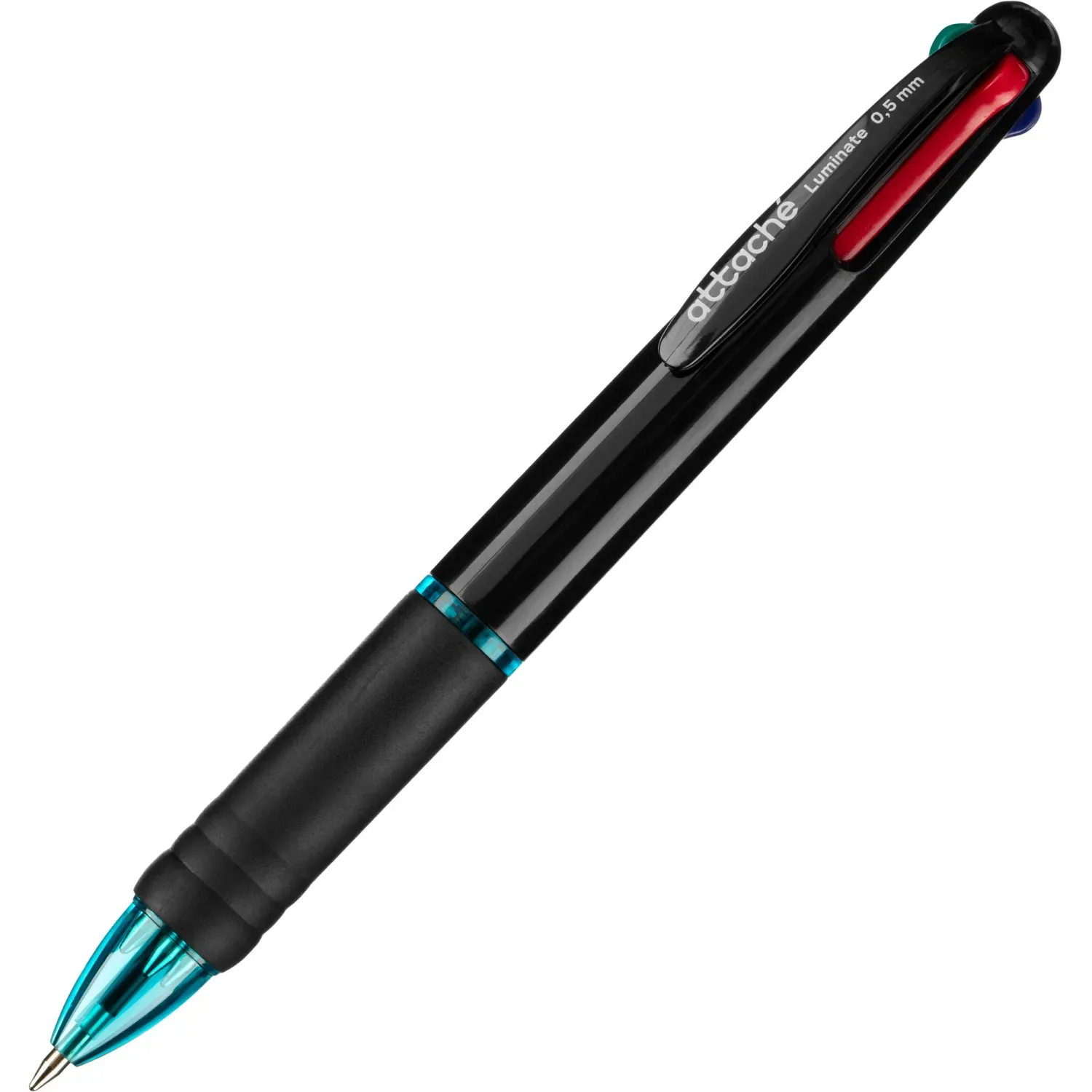 Ручка шариковая автомат. Attache Luminate, 4 цвета,манж