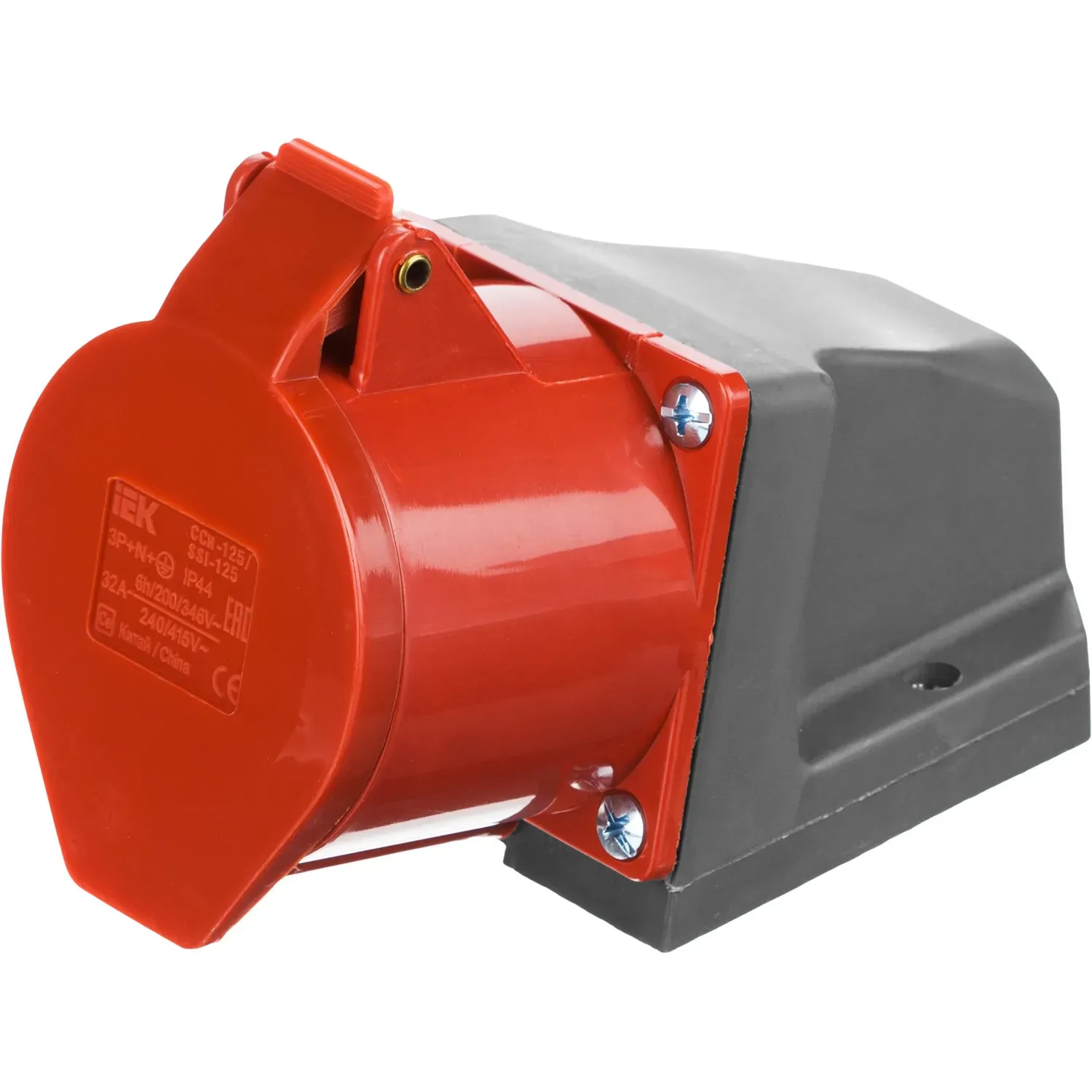 Розетка ОП 32А 380В 3P+PE+N ССИ-125 IP44 PSR12-032-5