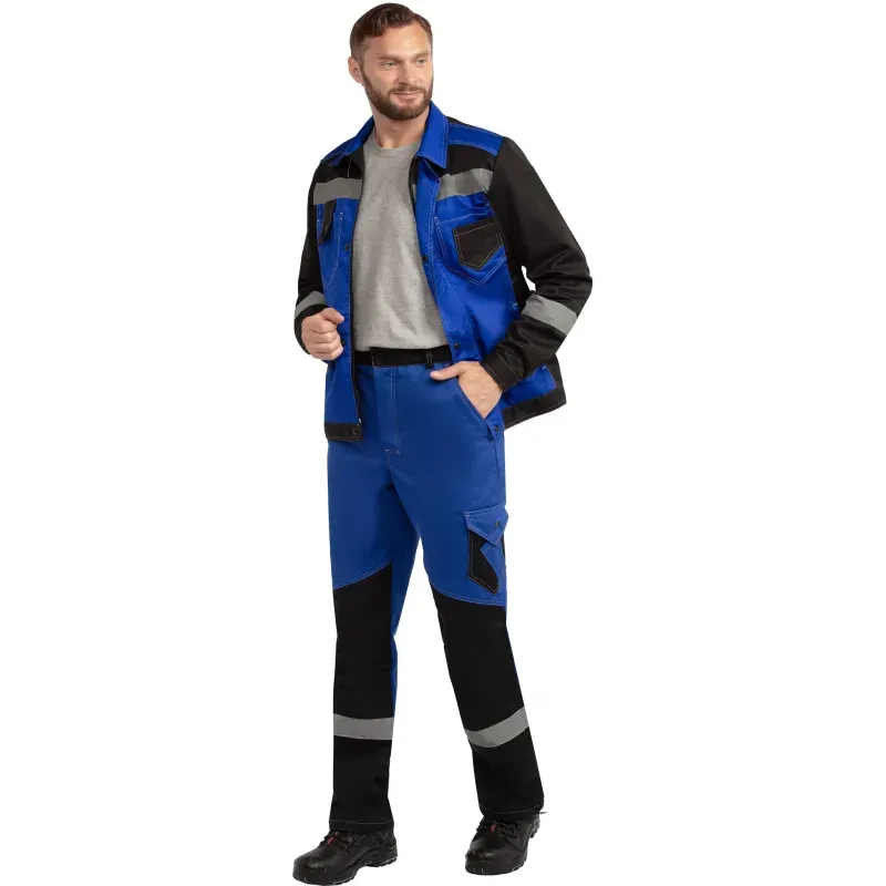 Костюм лет муж (куртка, бр) л21 вас/чер 136-140/182-188