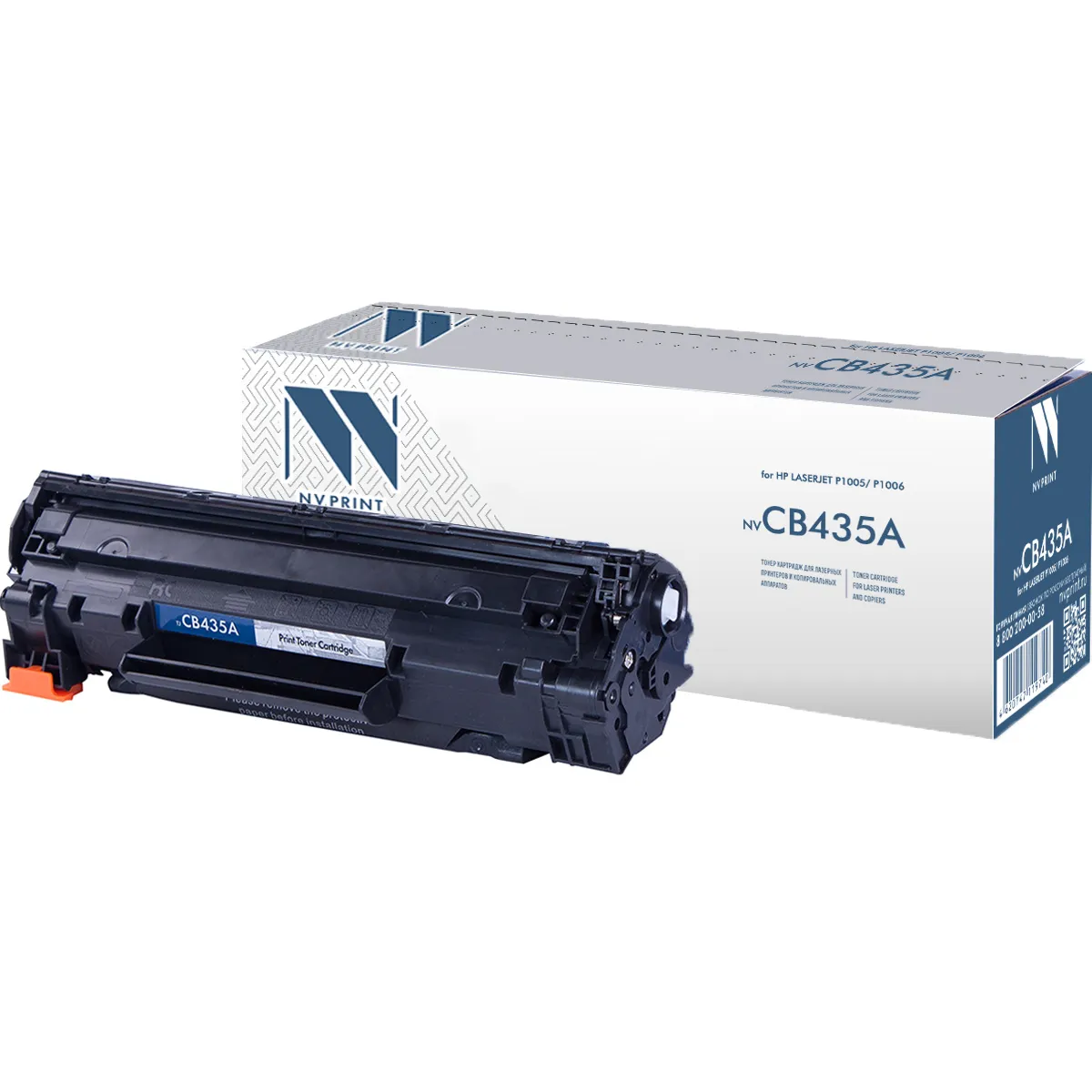 Картридж совм. NV Print CB435A (№35A) черный для HP LJ P1005/P1006/P1007/P1008 (1500стр.) (ПОД ЗАКАЗ)