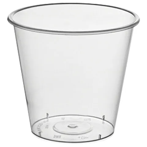 Стакан одноразовый 300 мл, пластиковый прозрачный, Bubble Cup, СВЕРХПЛОТНЫЙ, ВЗЛП, 1023ГП