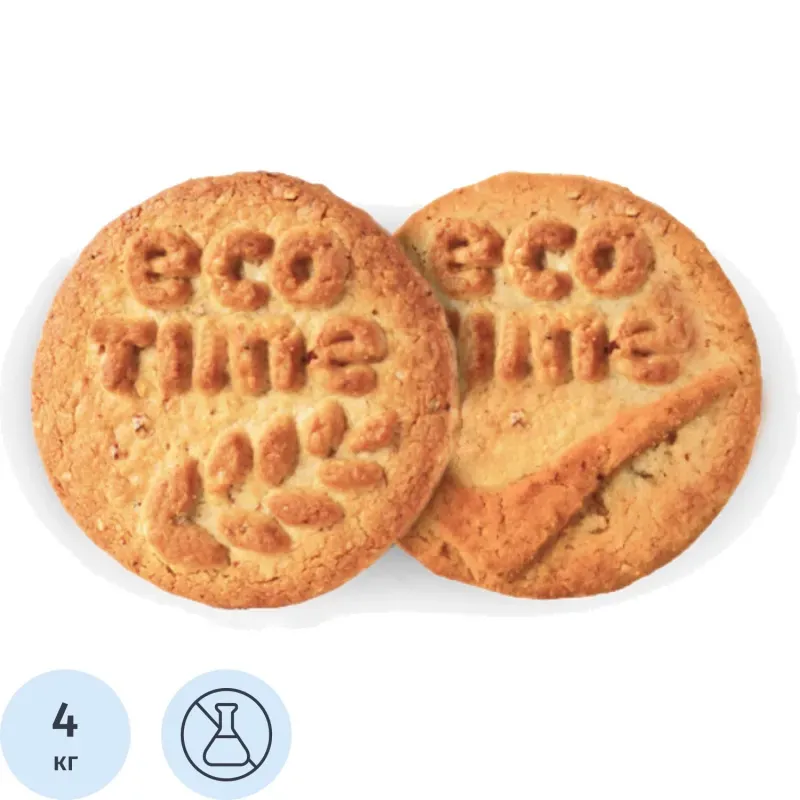 Печенье EcoTime Сладонеж со злаками, 4кг/уп