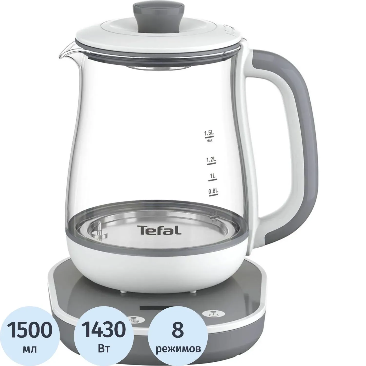 Чайник TEFAL BJ551B10, стекло