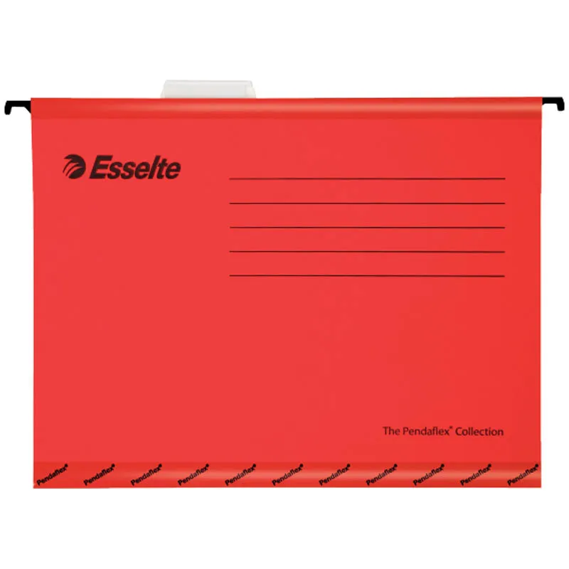 Подвесная папка Esselte "Pendaflex Standart", А4, картон, 205г/м2, красная