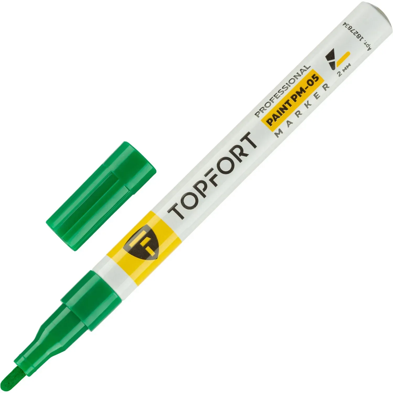 Маркер лаковый Topfort Paint 2 мм зеленый
