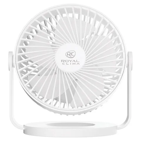 Вентилятор настольный ROYAL CLIMA RSF-0401M-WT, 4 режима, d=10 см, 5 Вт, белый, НС-1691753