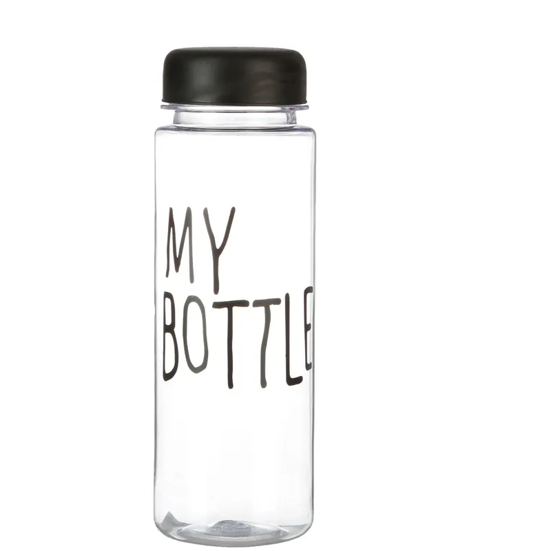 Бутылка для воды "My bottle" 500мл, пластик, черная