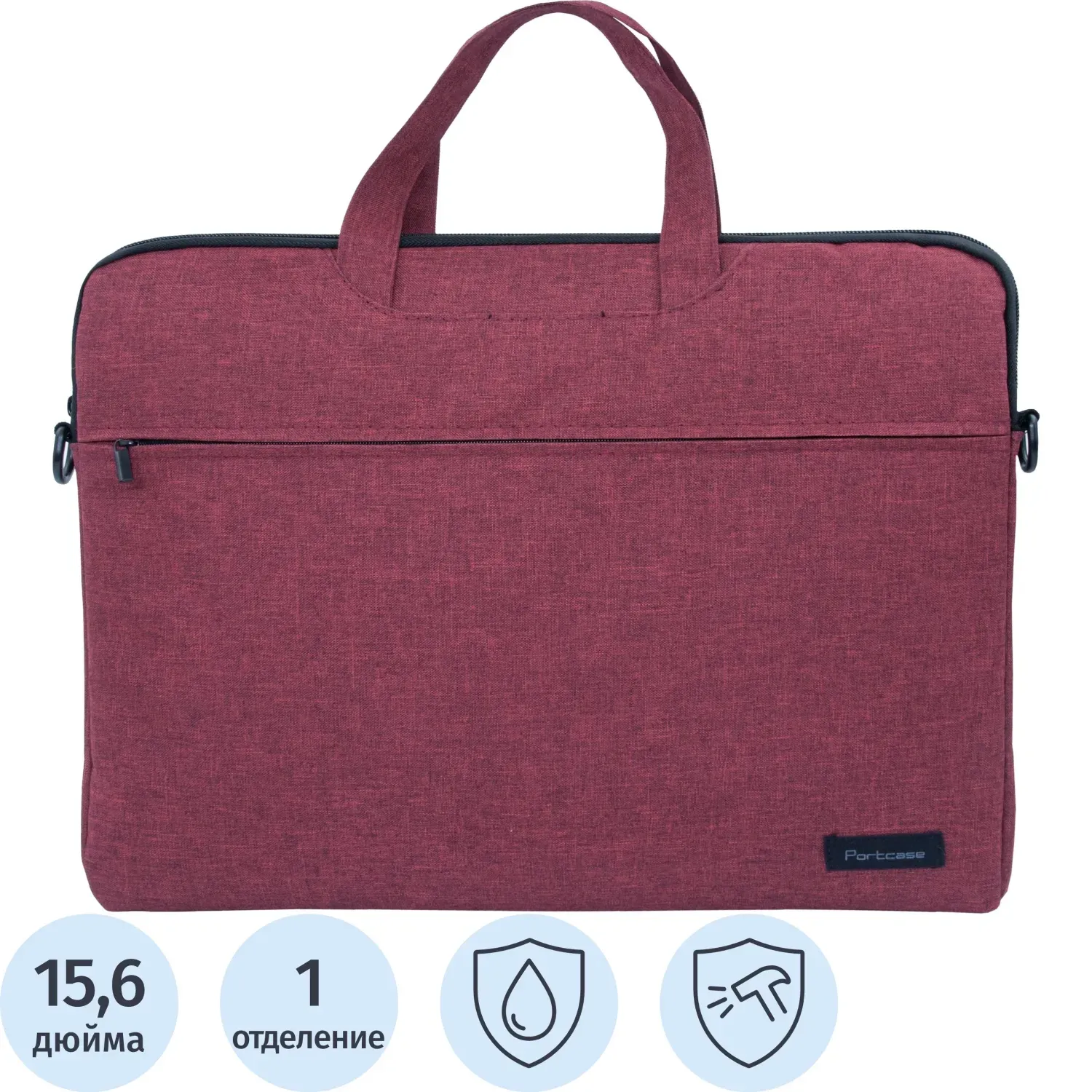 Сумка для ноутбука 15,6 PORTCASE (PORTCASE KCB-165 Bordo)