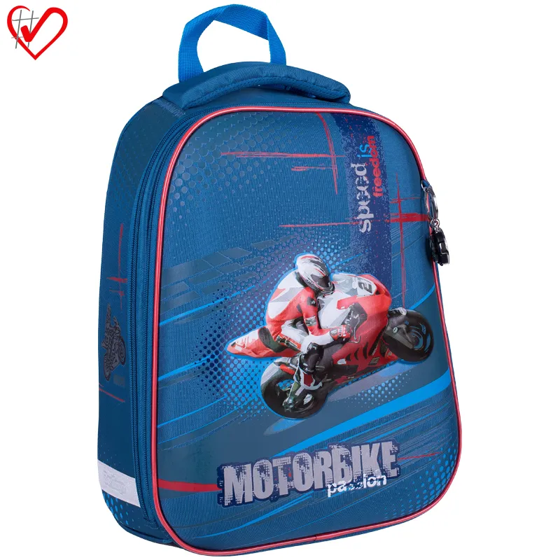 Ранец Berlingo Expert "Motorbike passion" 37*28*16см, 2 отделения, 1 карман, анатомическая спинка