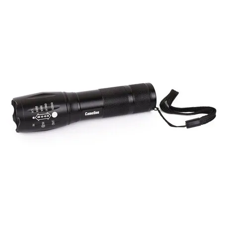 Фонарь CAMELION XML-T6, ЯРКИЙ, ZOOM, 5 режимов, питание 3xAAА или 18650(не в комплекте), LED51530