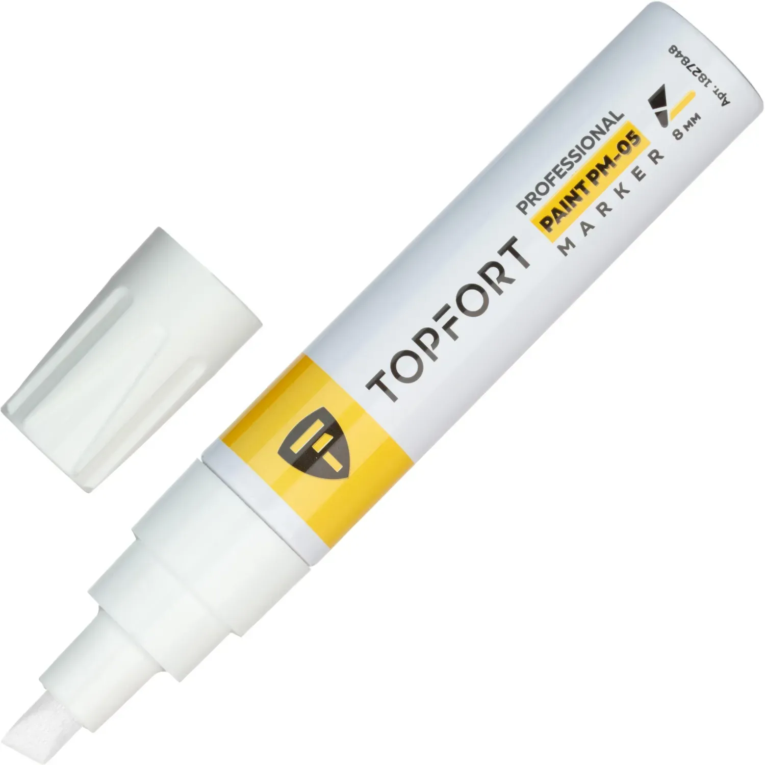 Маркер лаковый Topfort Paint 8 мм белый