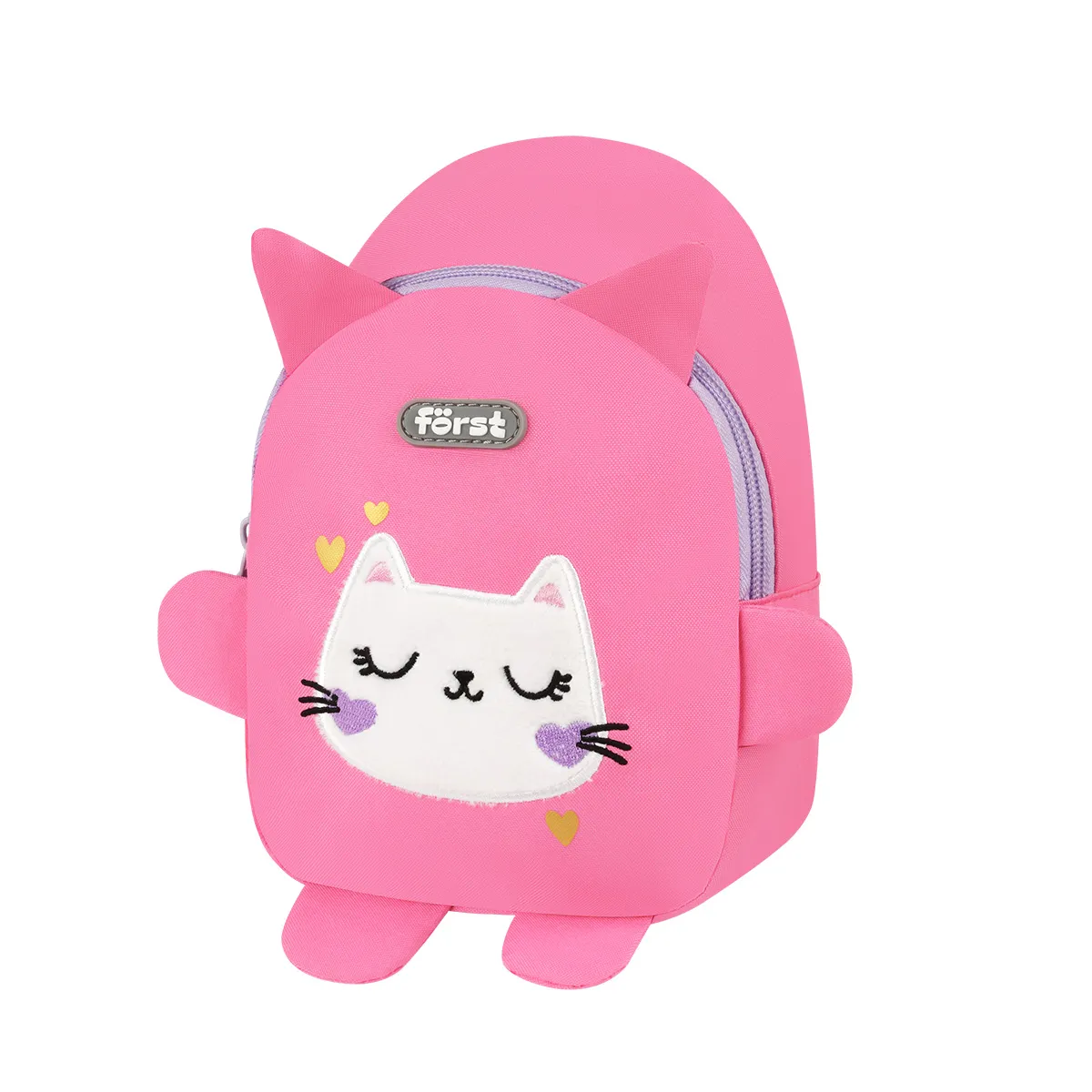 Рюкзак Först F-Kids "Mini Kitten" 21*14*7,5см, 1 отделение, уплотненная спинка