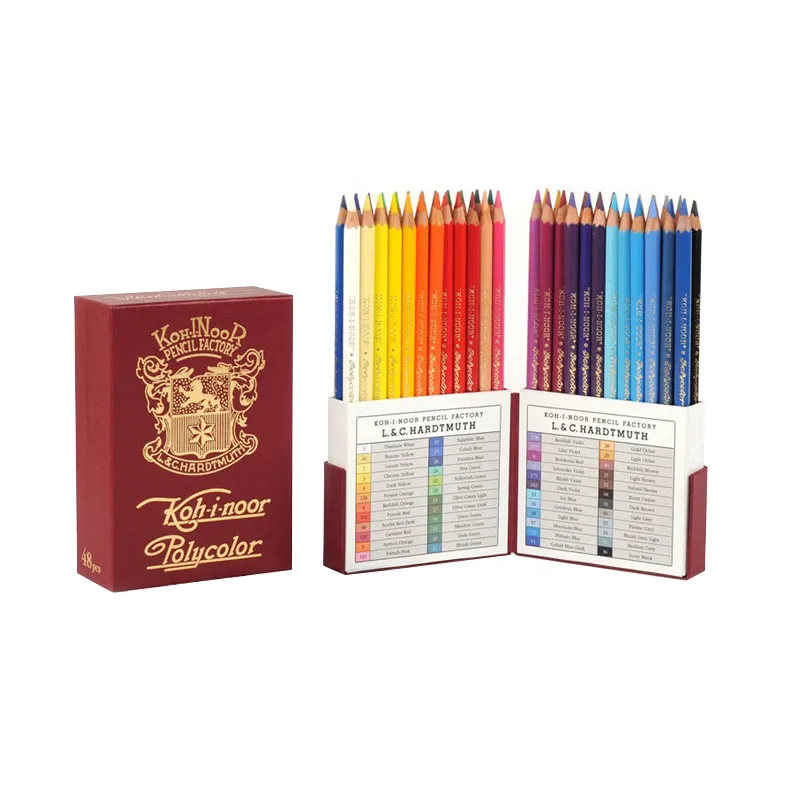 Карандаши цветные художественные Koh-I-Noor "Polycolor Retro 3826", 48цв., заточен., пенал-премиум (ПОД ЗАКАЗ)