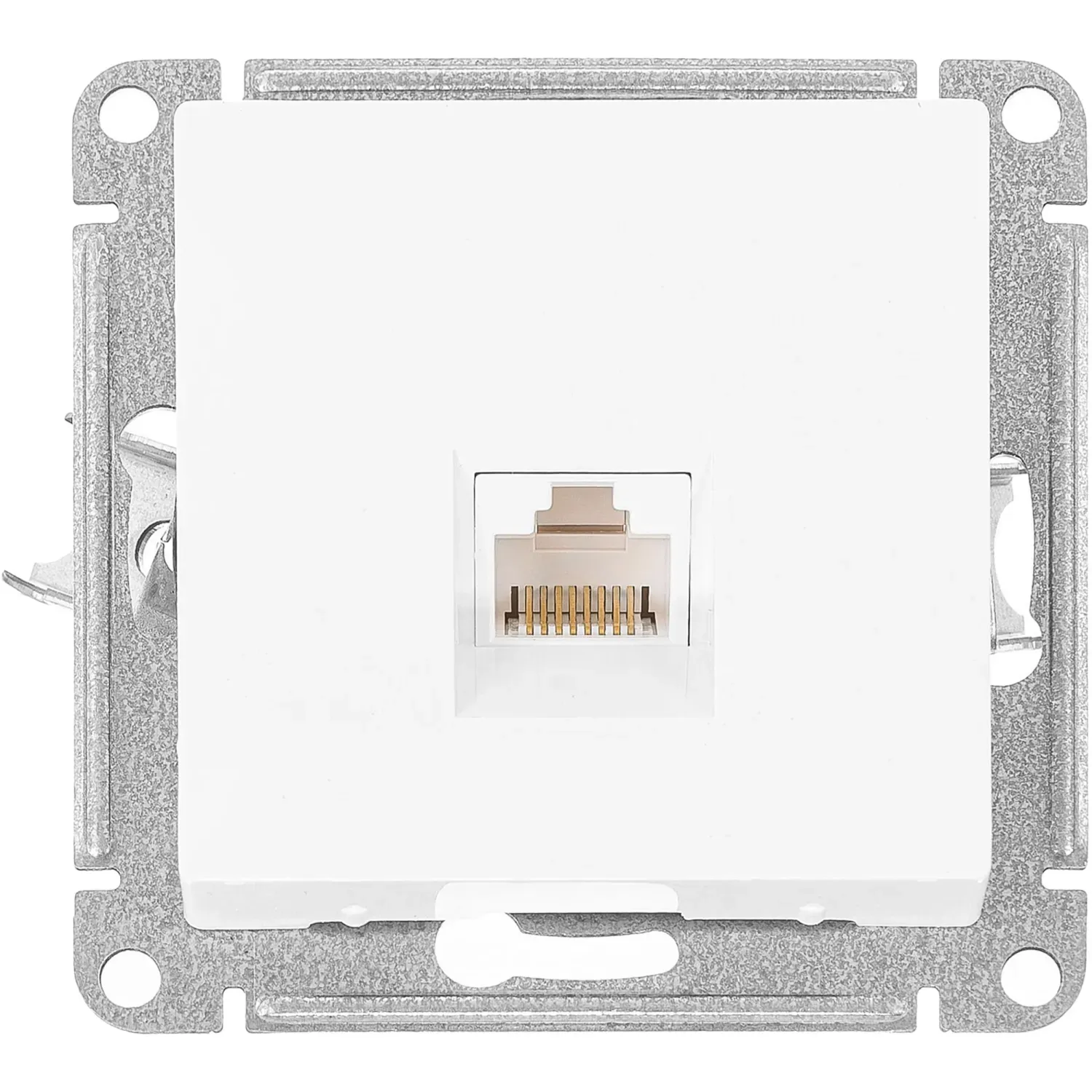 Розетка комп. RJ45 кат.5E SE AtlasDesign Белый (ATN000183)