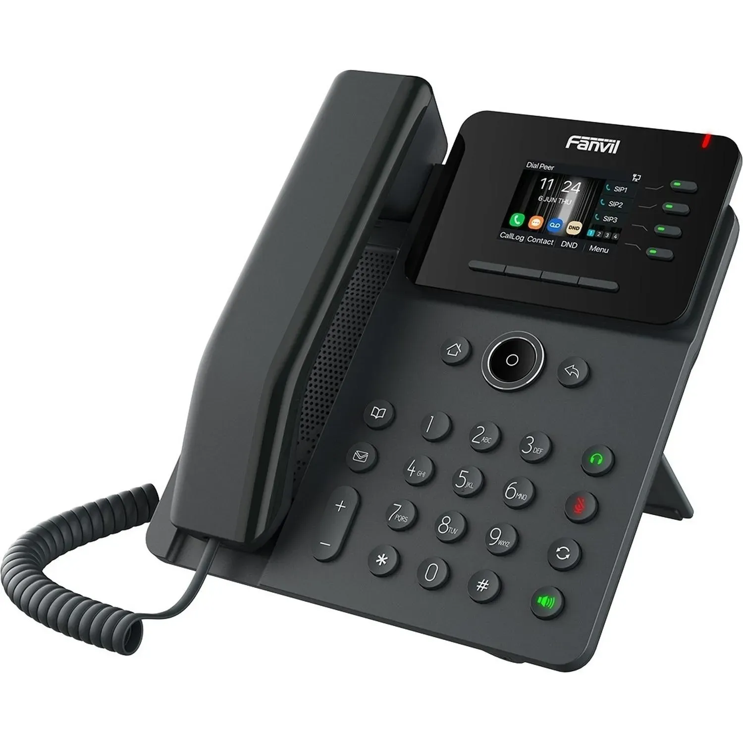 IP-телефон Fanvil V61W,HD voice, 4 SIP,2.4,Opus+IPV6 12 DSS, WIFI,PSU