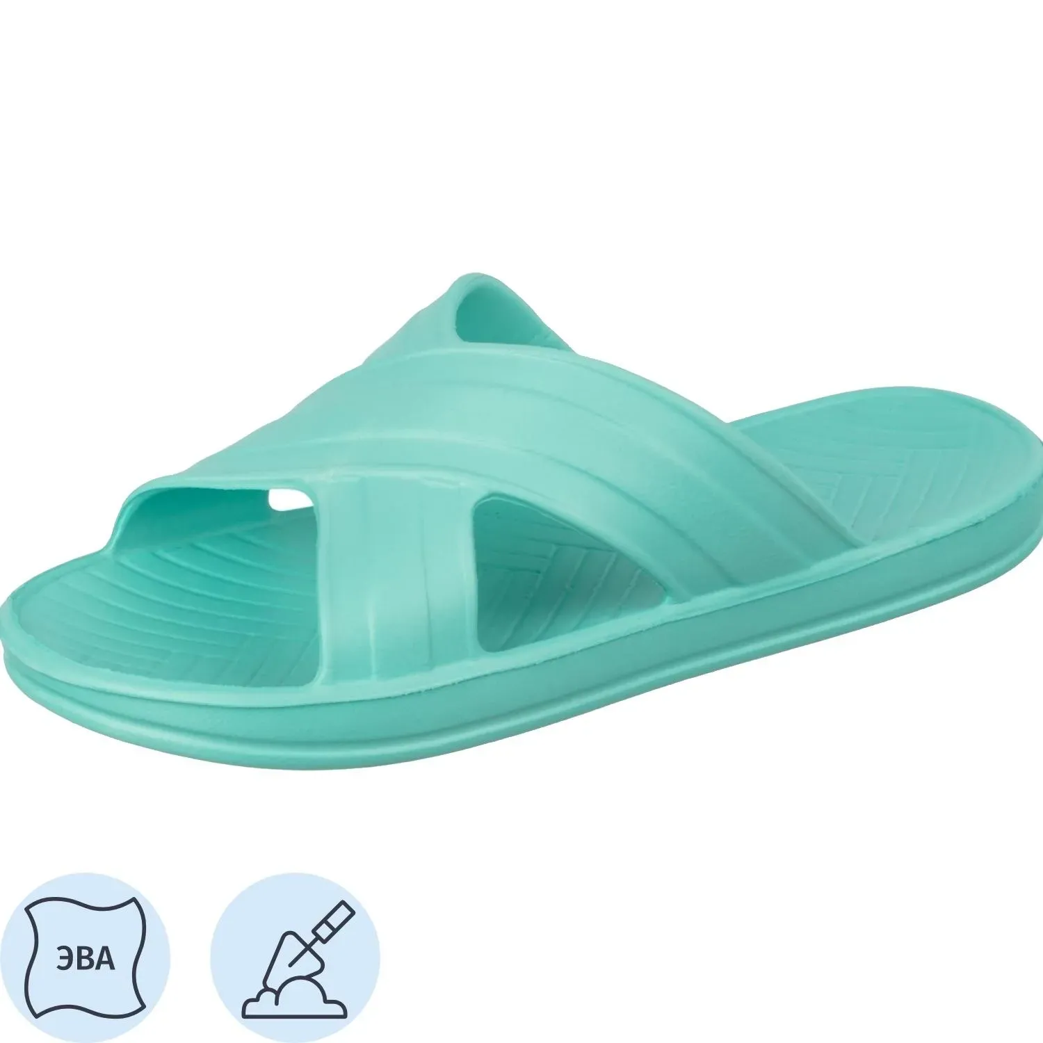 Тапочки (сланцы) ЭВА Немо жен. цвет мятный р.36