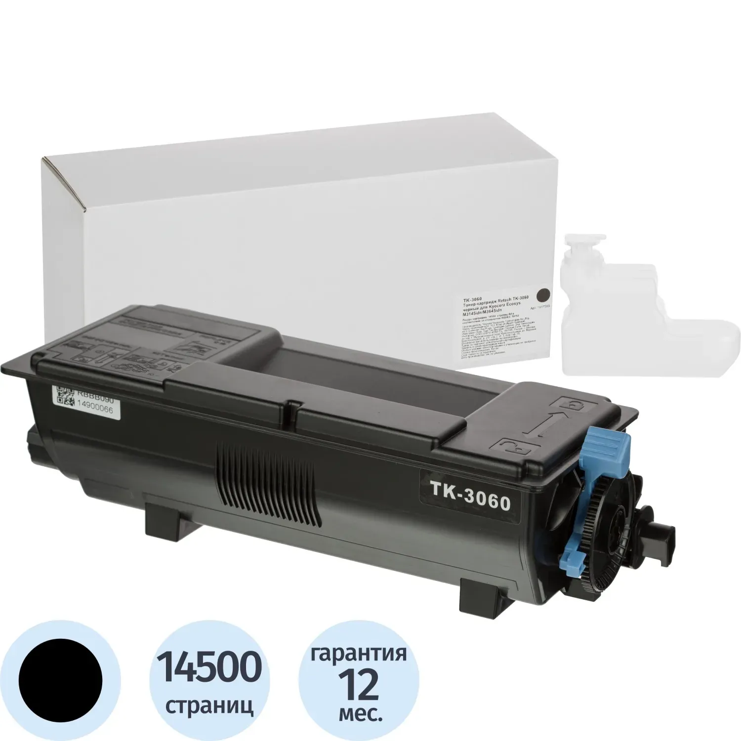 Тонер-картридж Retech TK-3060 чер. для Kyocera M3145idn/M3645idn
