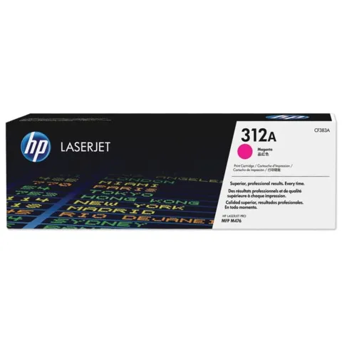 Картридж лазерный HP (CF383A) LaserJet M476dn/476dw/476nw, №312A, пурпурный, оригинальный, ресурс 2700 страниц