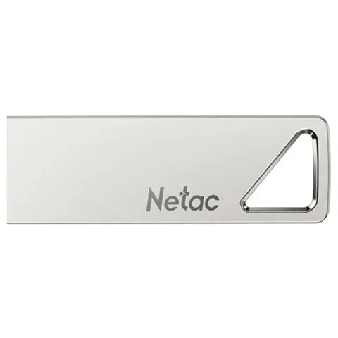Флеш-диск 16GB NETAC U326, USB 2.0, металл. корпус, серебристый, NT03U326N-016G-20PN