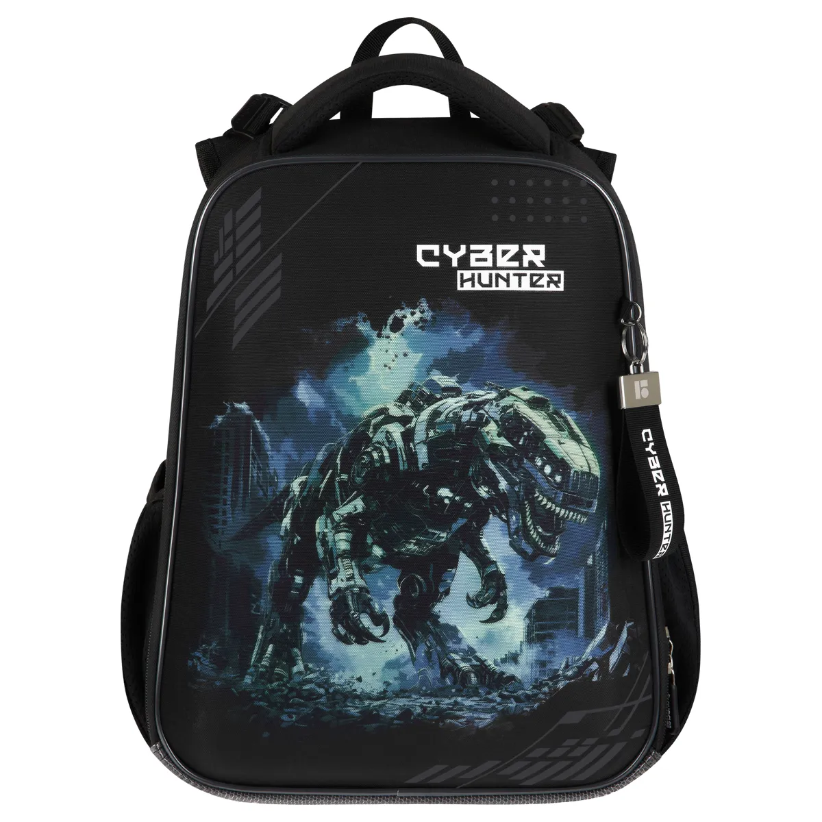 Ранец Berlingo Expert "Cyber hunter" 37*28*16см, 2 отделения, 2 кармана, анатомическая спинка
