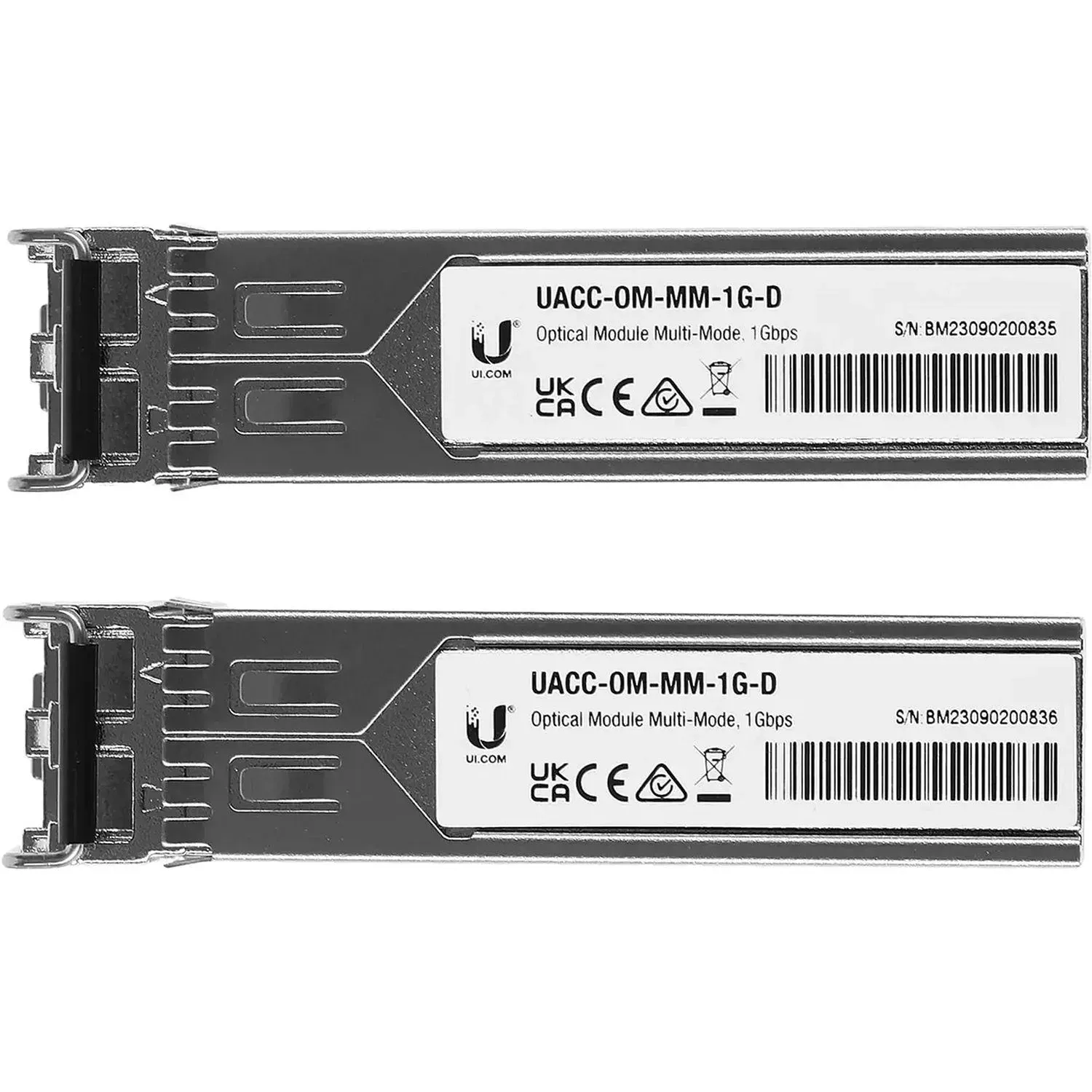 Трансивер Ubiquiti UACC-OM-MM-1G-D-2 SFP MM 1 Гбит/с 550 м (2 шт/уп)